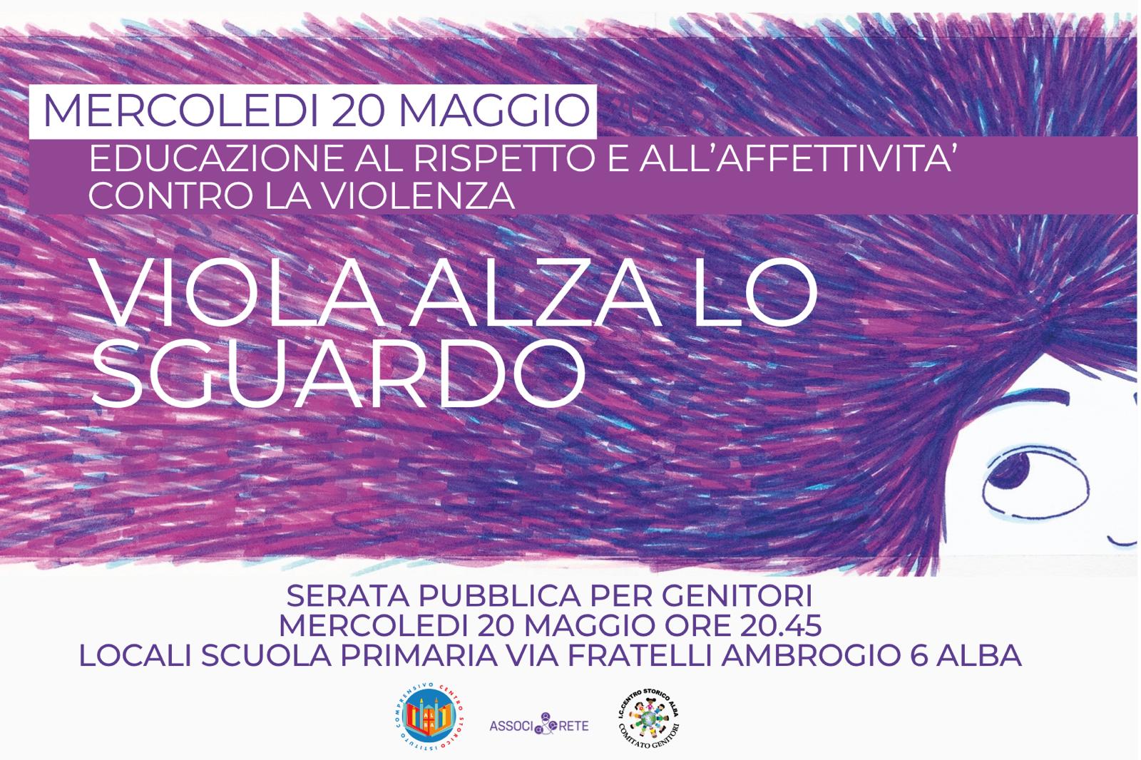 Serata di divulgazione del Progetto “La Gentilezza è una forza - Viola alza lo sguardo”