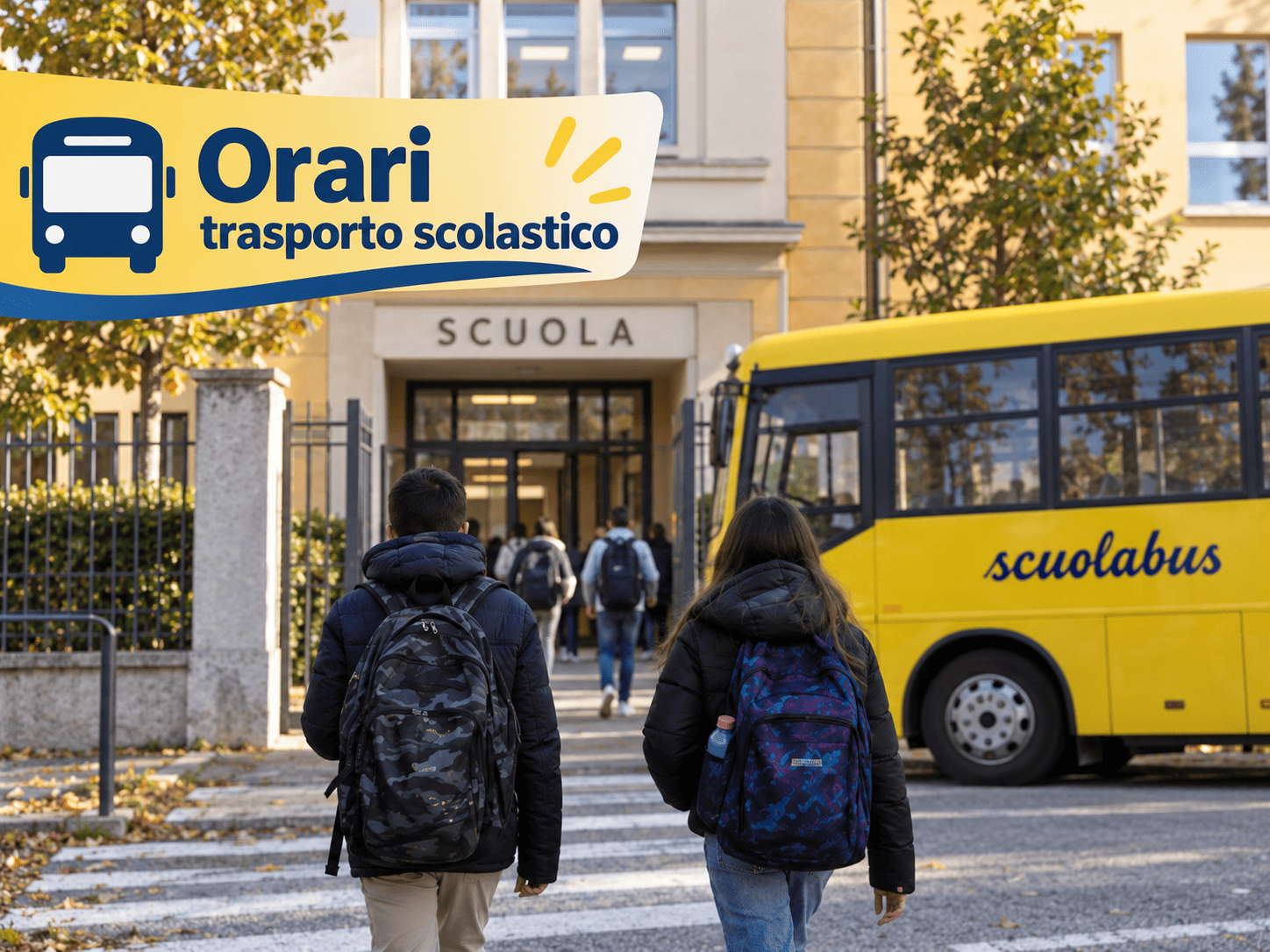 ORARI TRASPORTO SCOLASTICO COMUNE DI ALBA